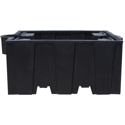 (Clearance) Black Single IBC Spill Pallet - BB3 ||1125ltr Sump Capacity