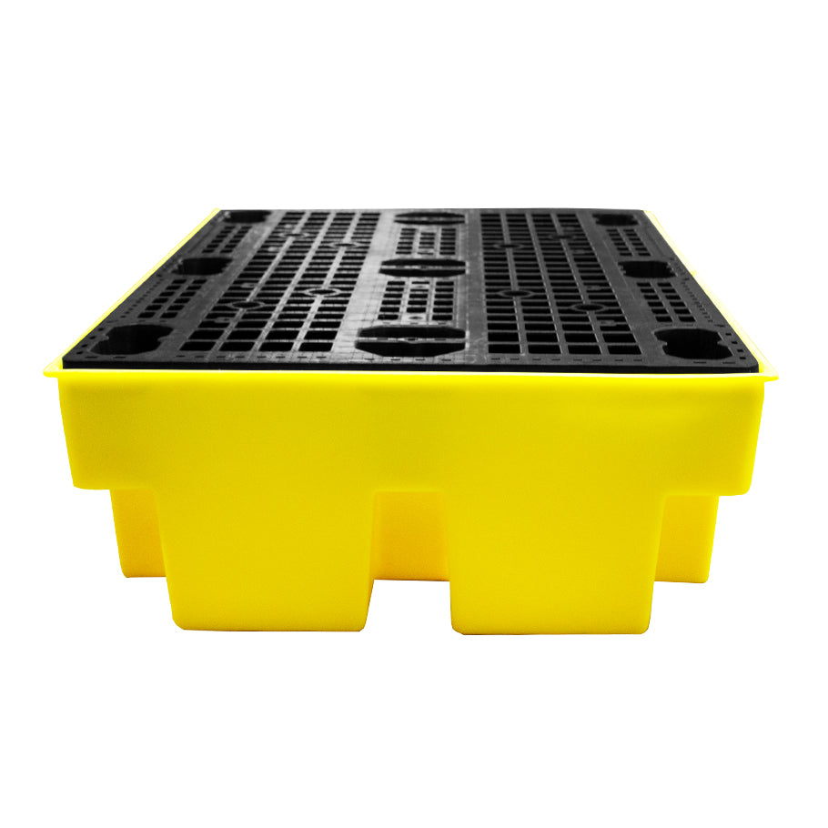 (Clearance) Double Drum Spill Pallet - BP2 || 240ltr Sump Capacity
