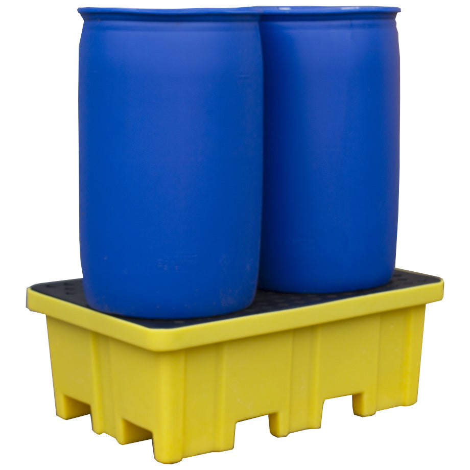 BP2FW - 2 Drum Bunded Containment Spill Pallet