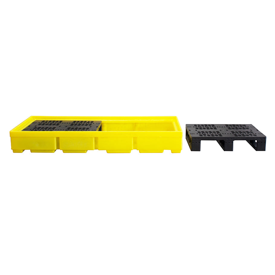 Plastic 3 Drum Spill Pallet - BP3 ||To Hold 3 Drums