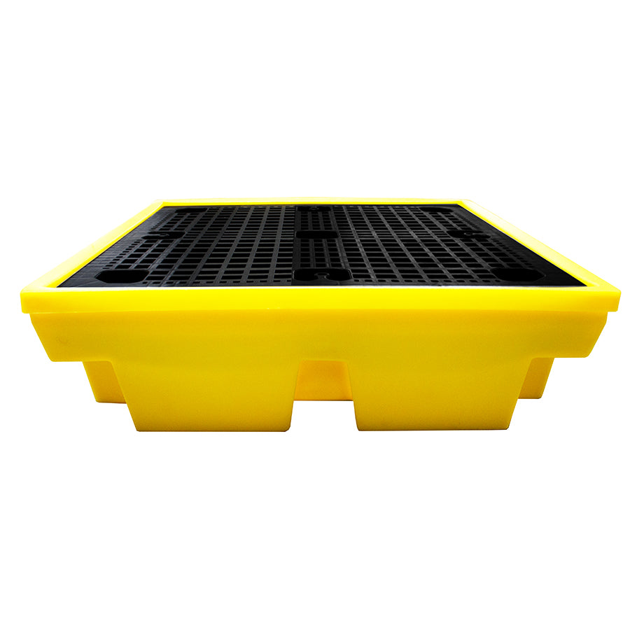 Plastic 4 Drum Spill Pallet - BP4 ||To Hold 4 Drums