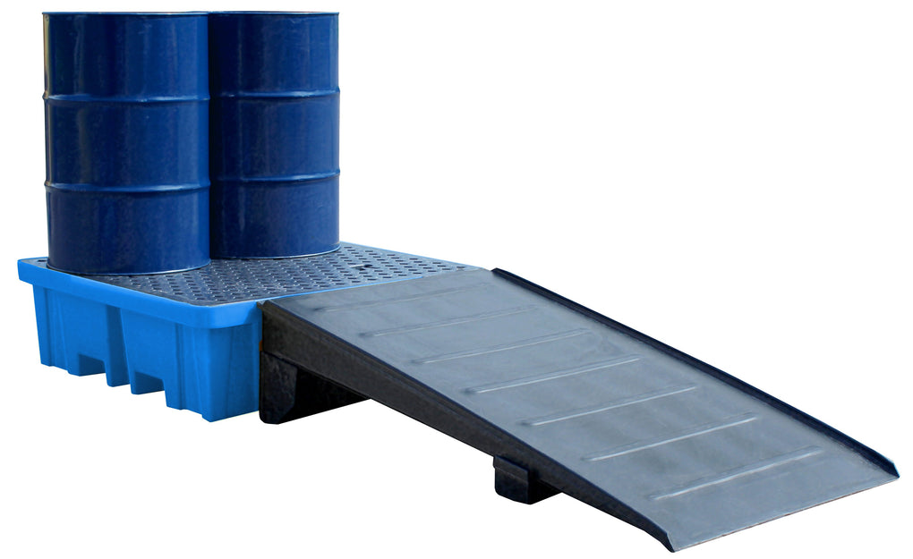 BP4FW - 4-way 4 Drum Plastic Bunded Spill Containment Pallet