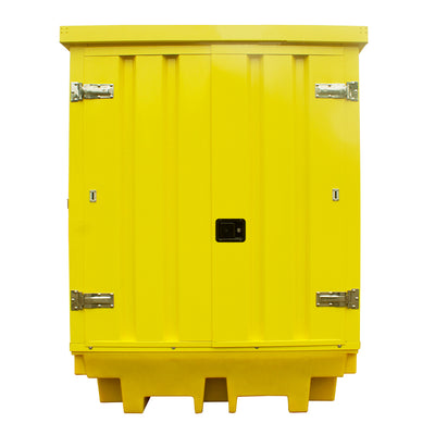 Hard Covered 4 Drum Spill Pallet - BP4HCS || For 4 Drums