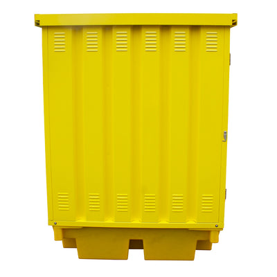 Hard Covered 4 Drum Spill Pallet - BP4HCS || For 4 Drums