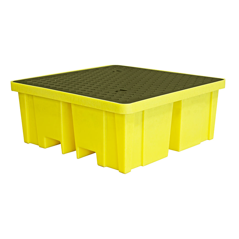 4 Drum Spill Pallet with Extra Capacity - BP4XL ||For 4 Drums