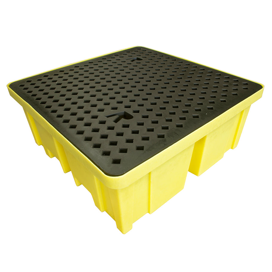 4 Drum Spill Pallet with Extra Capacity - BP4XL ||For 4 Drums