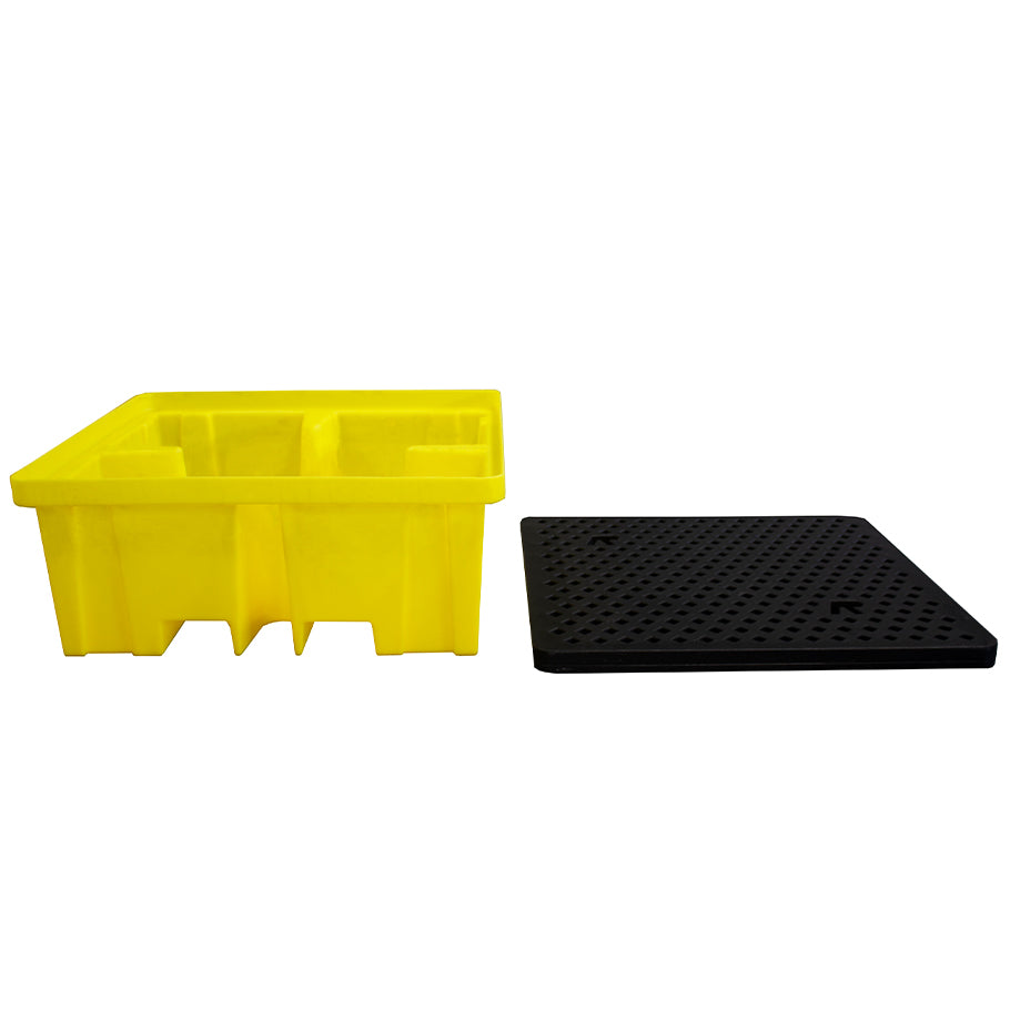 4 Drum Spill Pallet with Extra Capacity - BP4XL ||For 4 Drums