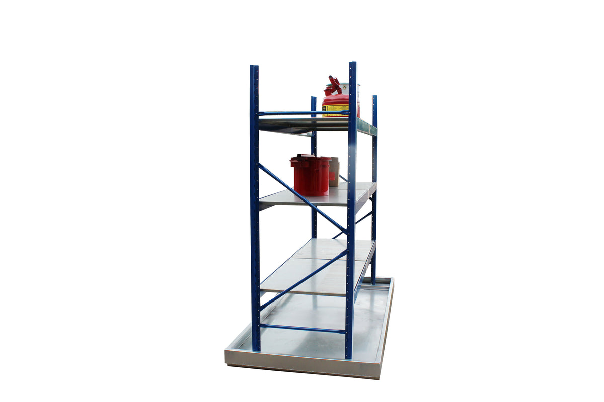 Self Assembly Bunded Racking (80ltr Sump Capacity) – Emtez