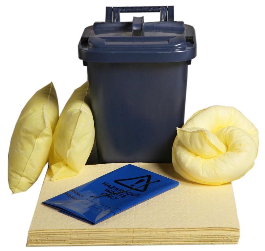 Chemical Spill Kit Caddy Bin - C25SK || 25ltr Absorbency