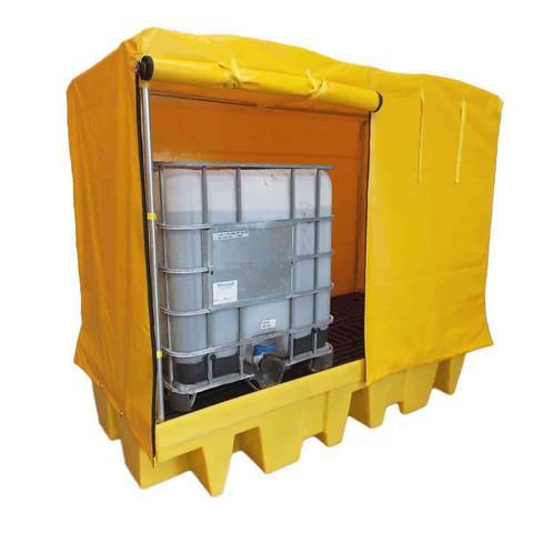 BB2C - 2 IBC Covered Bunded Spill Containment Pallet