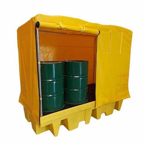 BP8C - 8 Drum Covered Bunded Spill Containment Pallet