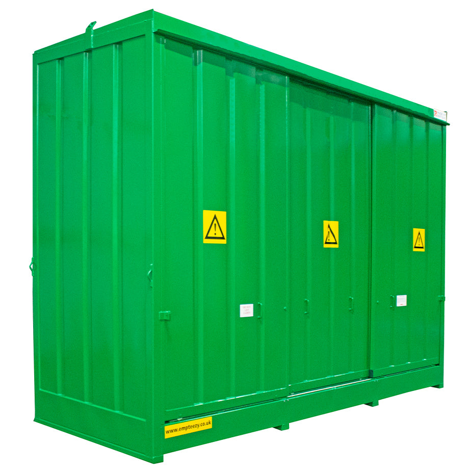 Steel Secure Drum or IBC Store – DPU24-6 ||To Hold 24 Drums or 6 IBC