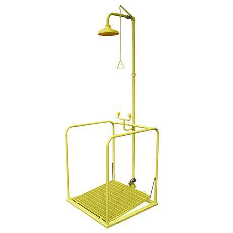 Combination Shower With Self Drain Platform - CPSE