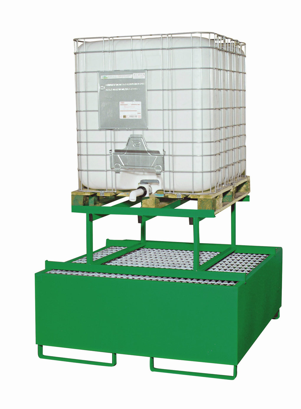 IBCD - 1 IBC Steel Bunded Spill Containment Pallet