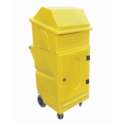 Lockable Cabinet on Wheels with Roll Holder 