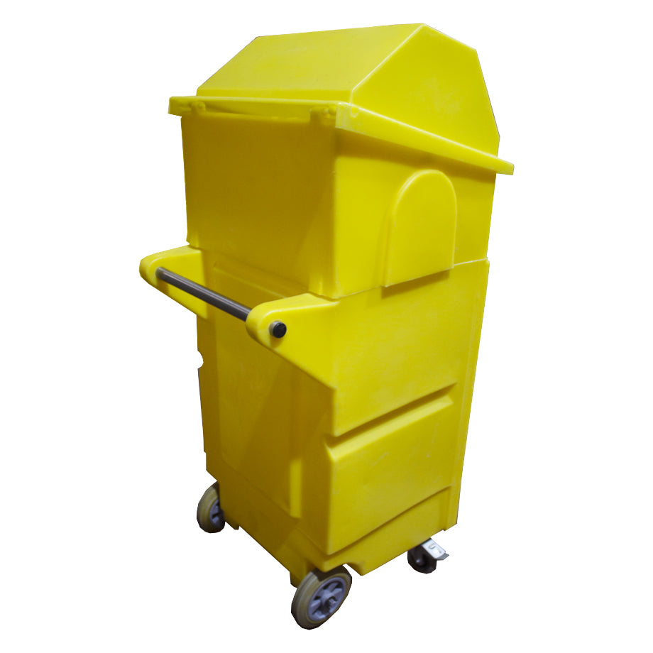 Lockable Cabinet on Wheels with Roll Holder - PMCL4 ||L650 x W725 x H1520mm