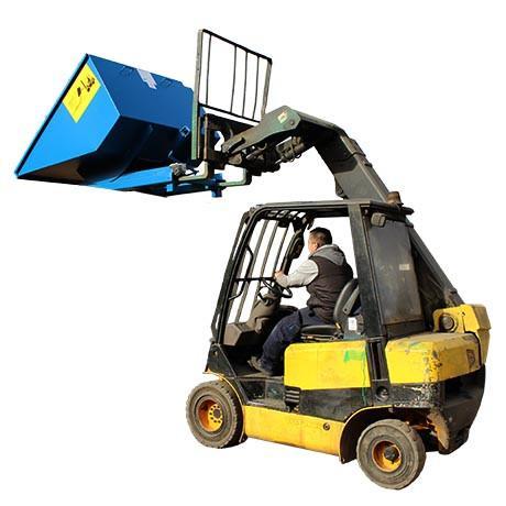 Roll Forward Skip (1.5m³ on Castors) - RFS15C ||L1660 x W1570 x H1242mm