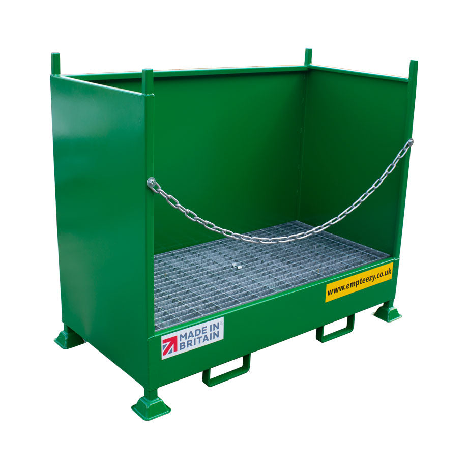 VD2 - 2 Drum Steel Bunded Steel Containment Spill Pallet