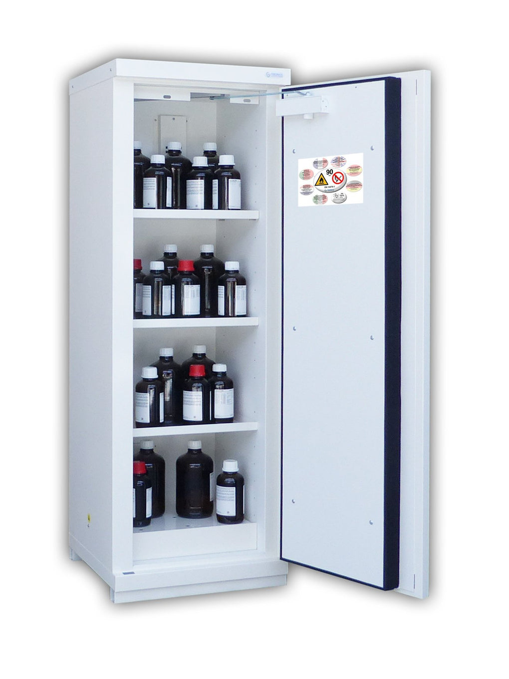 90 Minute 1880mm High 1 Door Fire Rated Cabinet Tested to EN & FM Standards - 794E || 1880mm H x 635mm L x 615mm D